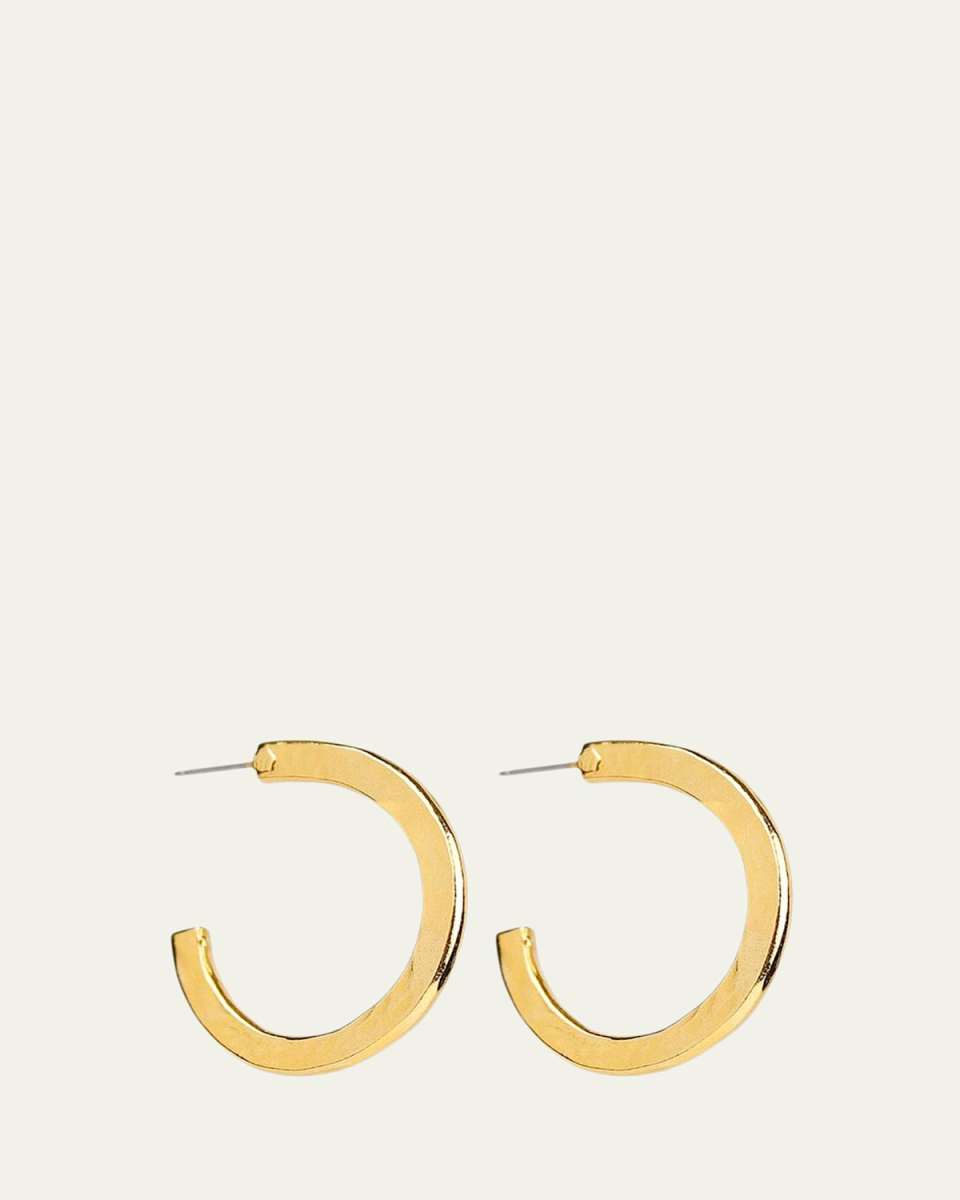Flat Hoop Earrings